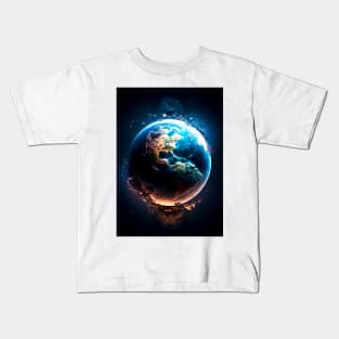 Magic in Chaos: Cosmic Landscapes Kids T-Shirt